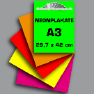 Neonplakate A3